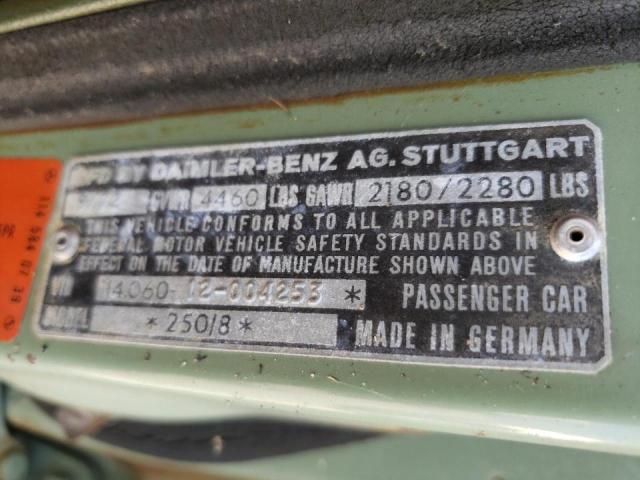 11406012004253 - 1973 MERCEDES-BENZ 280-CLASS GREEN photo 10