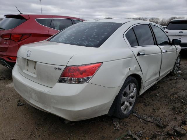 1HGCP36849A028691 - 2009 HONDA ACCORD EXL WHITE photo 3