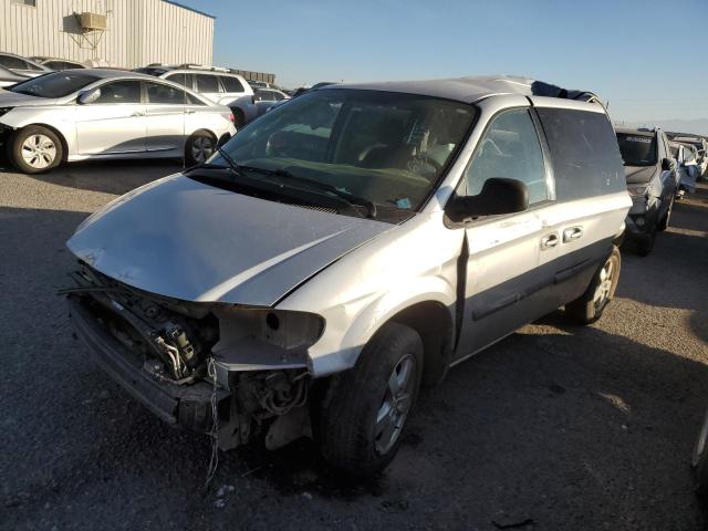 1D4GP45RX5B406357 - 2005 DODGE CARAVAN SXT SILVER photo 1