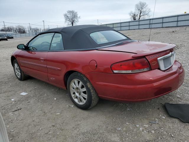 1C3EL75RX6N181749 - 2006 CHRYSLER SEBRING GTC MAROON photo 2