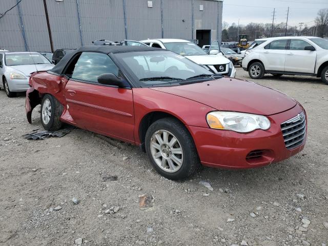 1C3EL75RX6N181749 - 2006 CHRYSLER SEBRING GTC MAROON photo 4