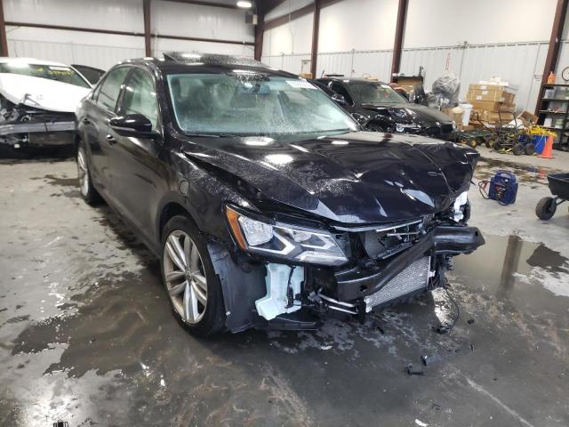 1VWLA7A36KC010008 - 2019 VOLKSWAGEN PASSAT WOLFSBURG BLACK photo 1