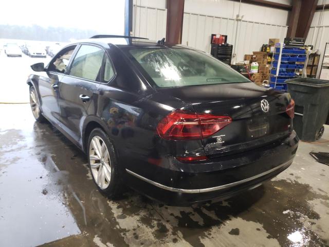 1VWLA7A36KC010008 - 2019 VOLKSWAGEN PASSAT WOLFSBURG BLACK photo 3