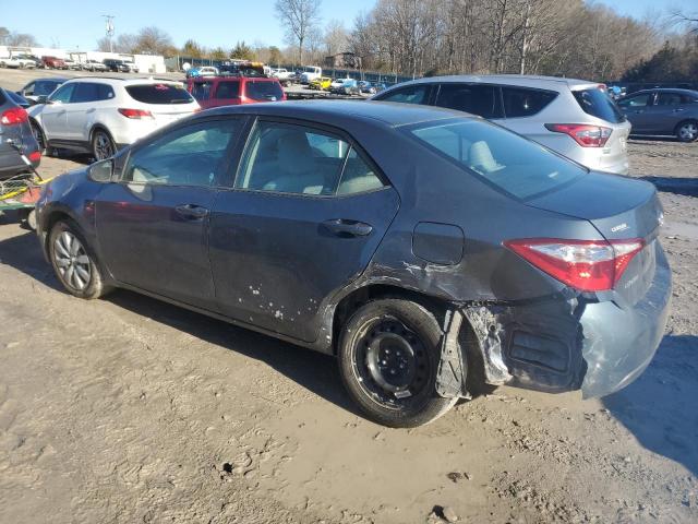 5YFBURHE7GP533352 - 2016 TOYOTA COROLLA L BLUE photo 2