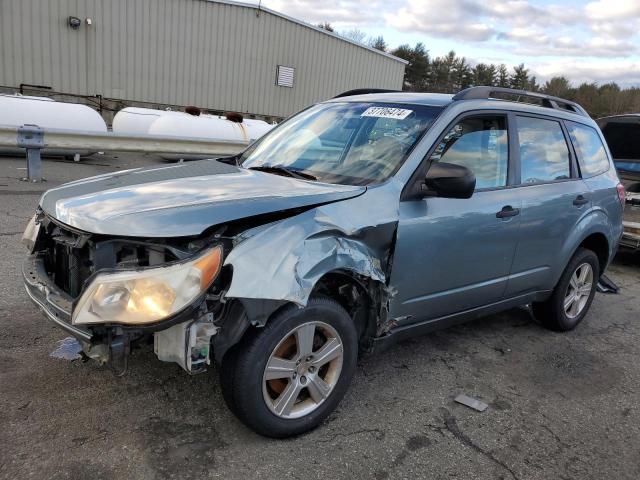 JF2SHABC7BH765291 - 2011 SUBARU FORESTER 2.5X TURQUOISE photo 1