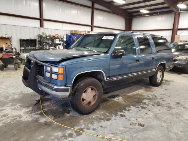 1GKFK16R3VJ716588 - 1997 GMC SUBURBAN K1500 BLUE photo 1