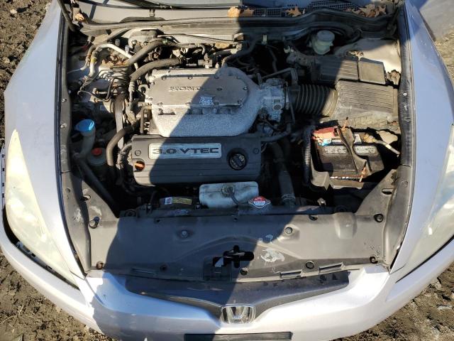 1HGCM82405A015830 - 2005 HONDA ACCORD SE SILVER photo 11