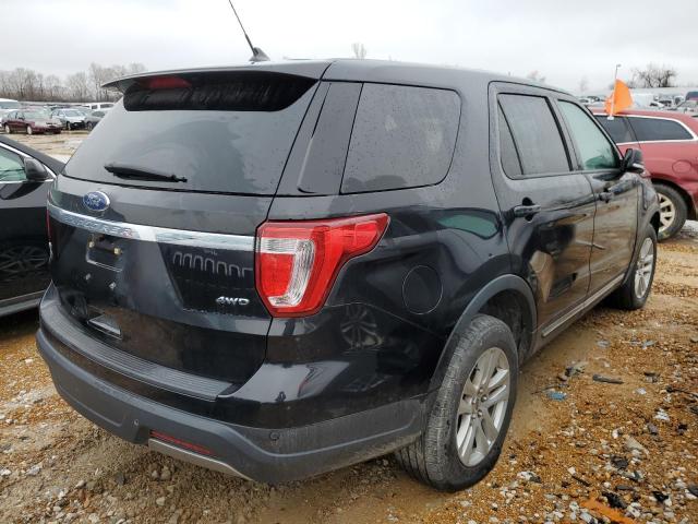 1FM5K8D80KGA74877 - 2019 FORD EXPLORER XLT BLACK photo 3