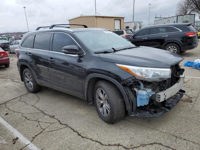 5TDJKRFH0FS106843 - 2015 TOYOTA HIGHLANDER XLE 黑色 照片 4