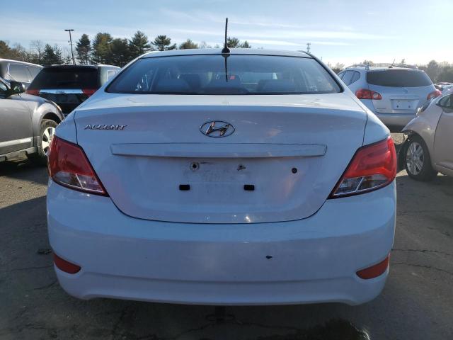 KMHCT4AE3FU795726 - 2015 HYUNDAI ACCENT GLS WHITE photo 6