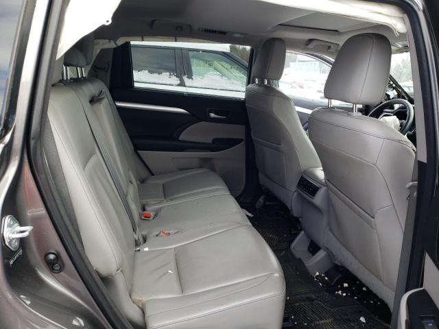 5TDJKRFH8ES027998 - 2014 TOYOTA HIGHLANDER XLE ნაცრისფერი ფოტო 10