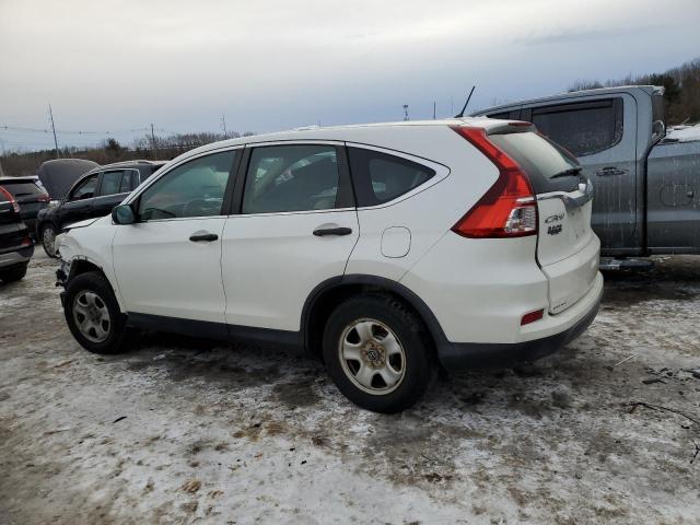 5J6RM4H34GL002547 - 2016 HONDA CR-V LX WHITE photo 2