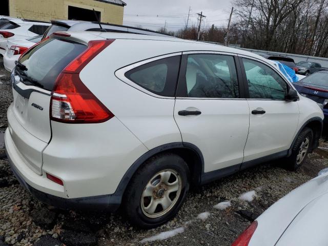 5J6RM4H34GL002547 - 2016 HONDA CR-V LX WHITE photo 3