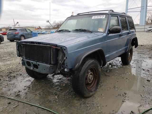 1J4FJ78S3VL611887 - 1997 JEEP CHEROKEE COUNTRY BLUE photo 1