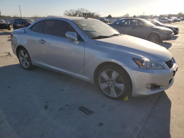 JTHFE2C24B2505419 - 2011 LEXUS IS 350 SILVER photo 4