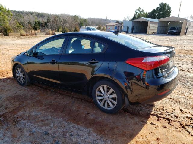 KNAFX4A6XE5187934 - 2014 KIA FORTE LX BLACK photo 2