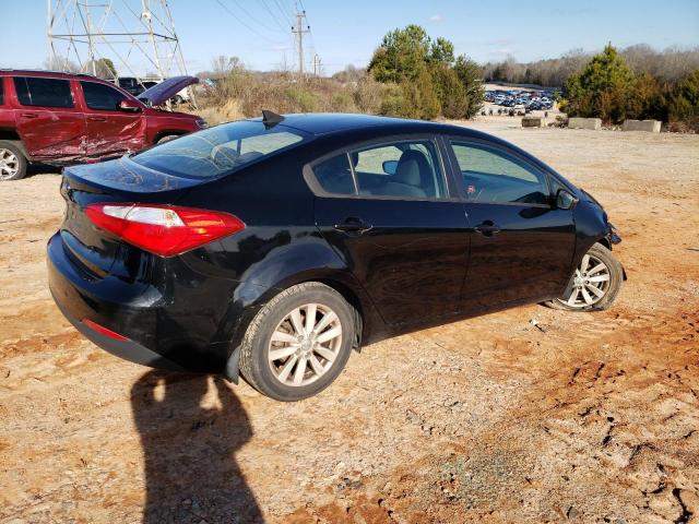 KNAFX4A6XE5187934 - 2014 KIA FORTE LX BLACK photo 3