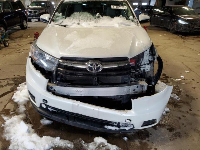 5TDJKRFH5FS196748 - 2015 TOYOTA HIGHLANDER XLE 白色 照片 12