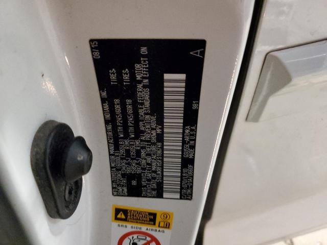 5TDJKRFH5FS196748 - 2015 TOYOTA HIGHLANDER XLE 白色 照片 13