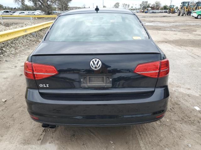 3VW4S7AJXFM405118 - 2015 VOLKSWAGEN JETTA GLI BLACK photo 6