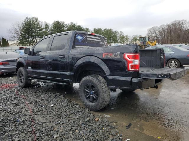 1FTEW1EB9JKF65440 - 2018 FORD F150 SUPERCREW BLACK photo 2