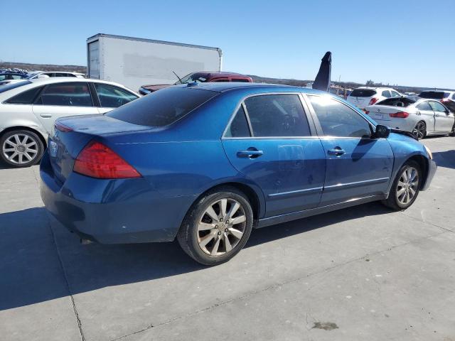 1HGCM66596A009355 - 2006 HONDA ACCORD EX BLUE photo 3