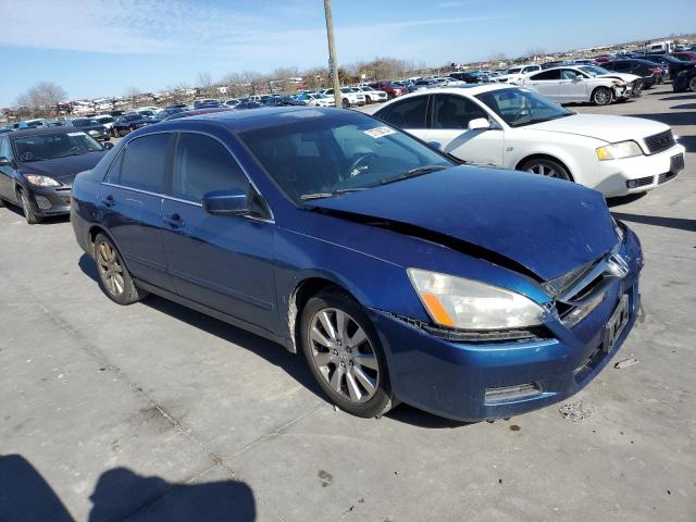 1HGCM66596A009355 - 2006 HONDA ACCORD EX BLUE photo 4