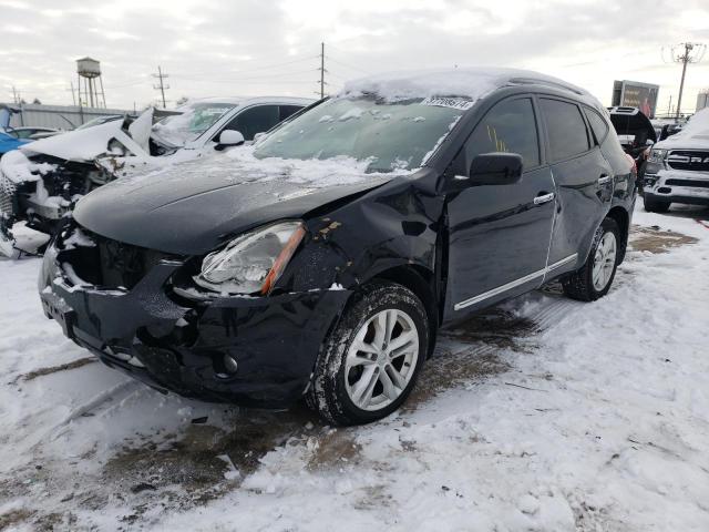 JN8AS5MT6DW504334 - 2013 NISSAN ROGUE S BLACK photo 1