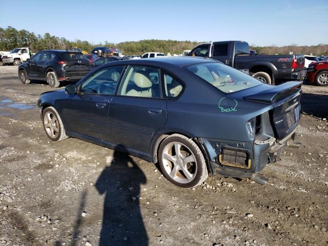 4S3BL676166219276 - 2006 SUBARU LEGACY GT LIMITED BLUE photo 2