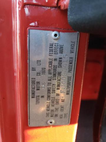 FJ4090415 - 1971 TOYOTA LANDCRUISE 红色 照片 10