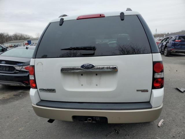 1FMEU74E07UA53806 - 2007 FORD EXPLORER EDDIE BAUER WHITE photo 6