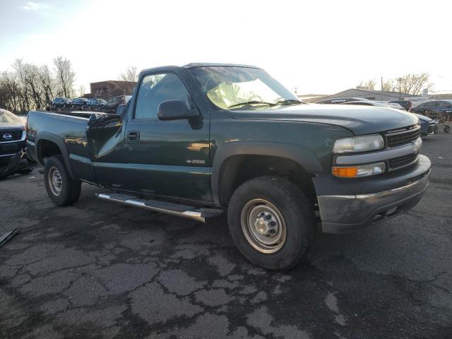 1GCGK29U92Z194620 - 2002 CHEVROLET SILVERADO K2500 GREEN photo 4