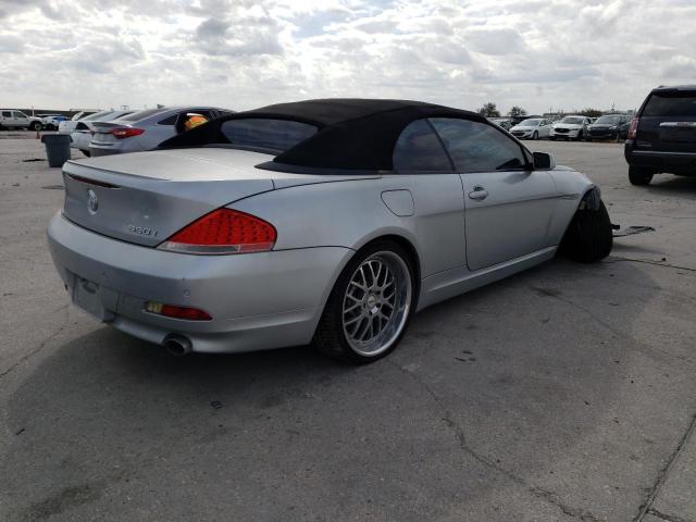 WBAEK13486CN78839 - 2006 BMW 650 I GRAY photo 3