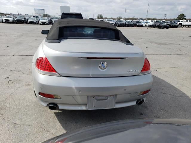 WBAEK13486CN78839 - 2006 BMW 650 I GRAY photo 6