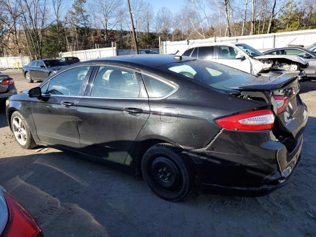 3FA6P0H72FR288058 - 2015 FORD FUSION SE BLACK photo 2