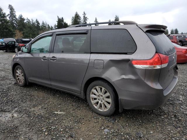 5TDDK3DC2CS046688 - 2012 TOYOTA SIENNA XLE CHARCOAL photo 2