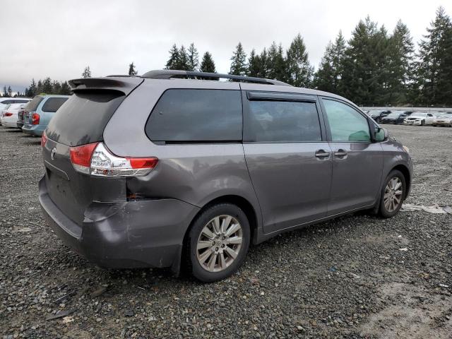 5TDDK3DC2CS046688 - 2012 TOYOTA SIENNA XLE CHARCOAL photo 3