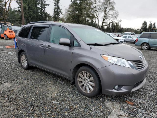 5TDDK3DC2CS046688 - 2012 TOYOTA SIENNA XLE CHARCOAL photo 4