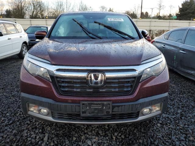 5FPYK3F74LB025113 - 2020 HONDA RIDGELINE RTL BURGUNDY photo 5