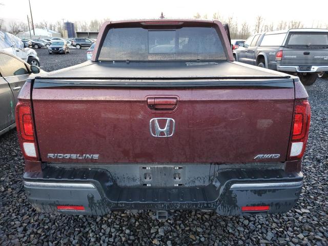 5FPYK3F74LB025113 - 2020 HONDA RIDGELINE RTL BURGUNDY photo 6