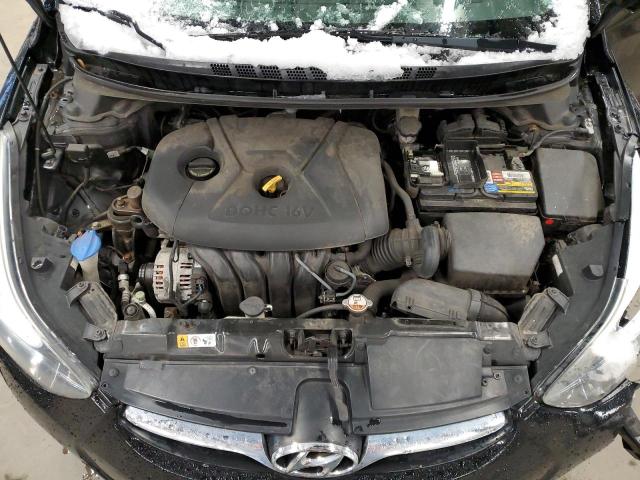 5NPDH4AE7EH532707 - 2014 HYUNDAI ELANTRA SE BLACK photo 11