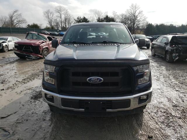 1FTEX1C85HFC78605 - 2017 FORD F150 SUPER CAB BLUE photo 5