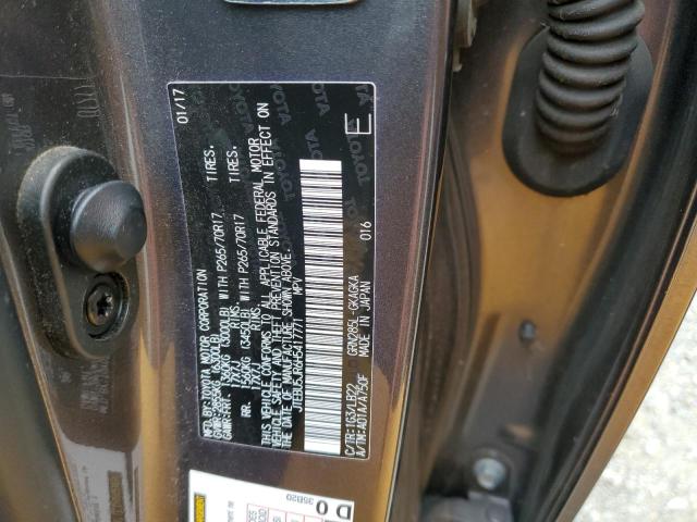 JTEBU5JR6H5417771 - 2017 TOYOTA 4RUNNER SR5/SR5 PREMIUM 灰色 照片 13