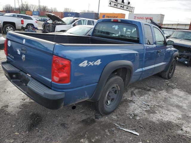 1D7HW22K35S271681 - 2005 DODGE DAKOTA ST BLUE photo 3