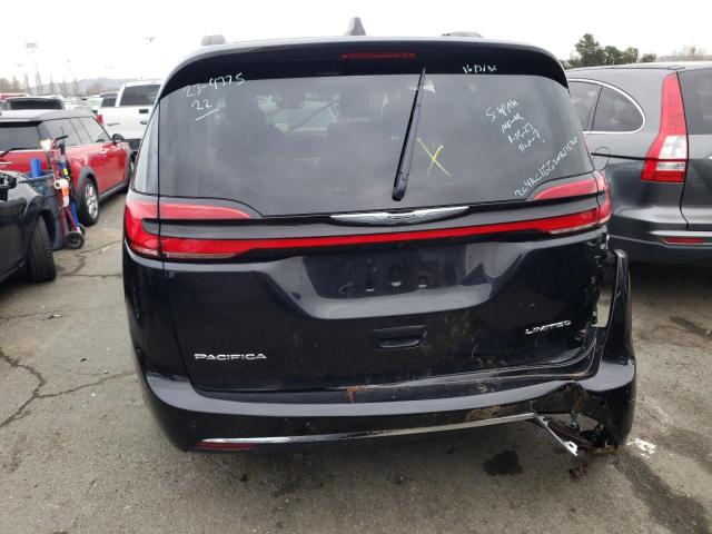 2C4RC1GG2NR175726 - 2022 CHRYSLER PACIFICA LIMITED BLACK photo 6