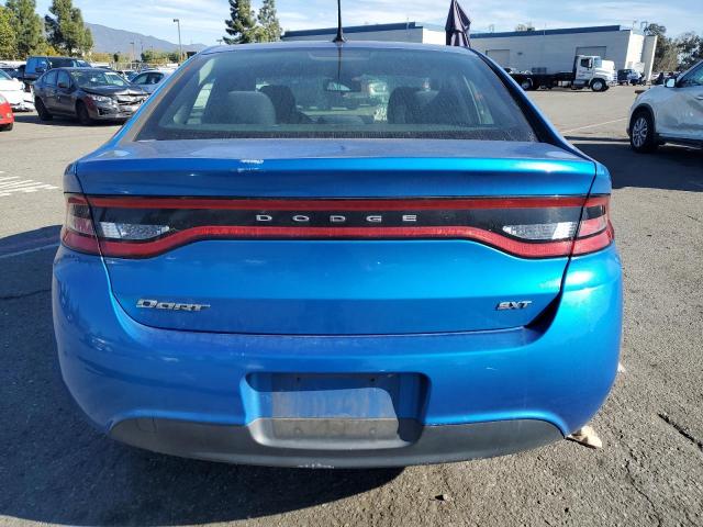 1C3CDFBB1GD755636 - 2016 DODGE DART SXT BLUE photo 6