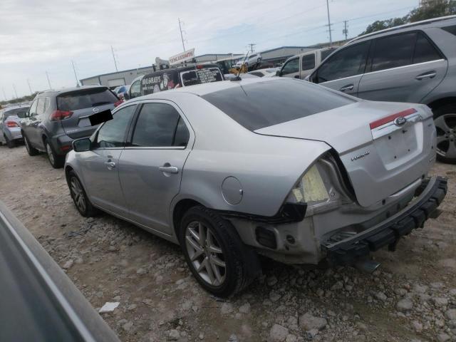 3FAHP0JGXCR421843 - 2012 FORD FUSION SEL SILVER photo 2