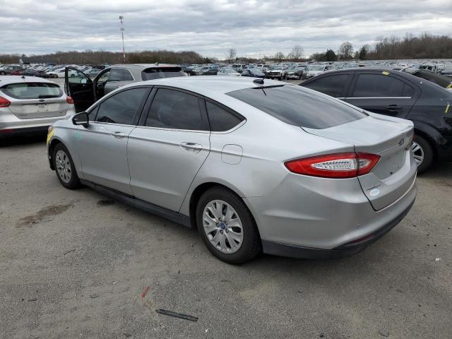 3FA6P0G7XDR265237 - 2013 FORD FUSION S SILVER photo 2