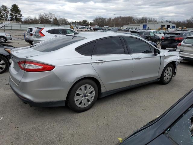 3FA6P0G7XDR265237 - 2013 FORD FUSION S SILVER photo 3