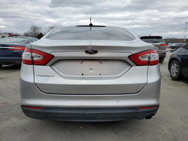 3FA6P0G7XDR265237 - 2013 FORD FUSION S SILVER photo 6